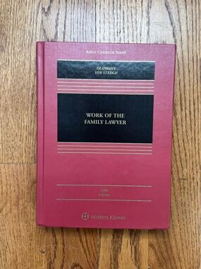 Work of the Family Lawyer Fifth Edition (Aspen)